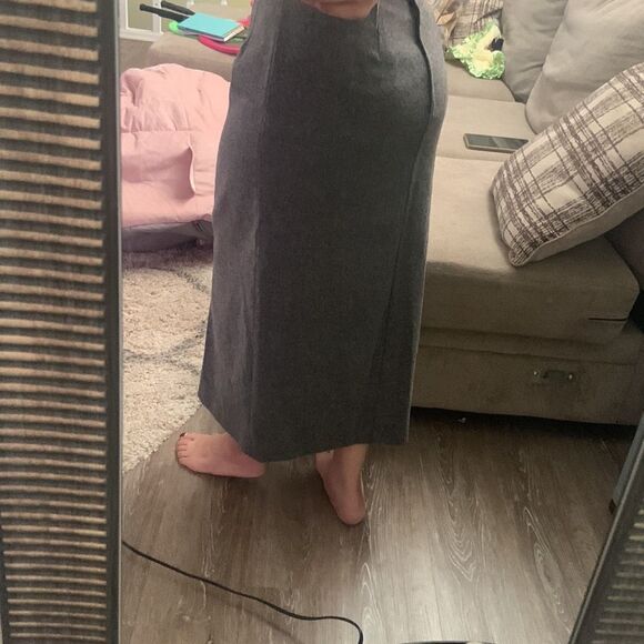 NWT Woolblend requirements pencil skirt front slit size 14 ❤️ - Picture 15 of 16